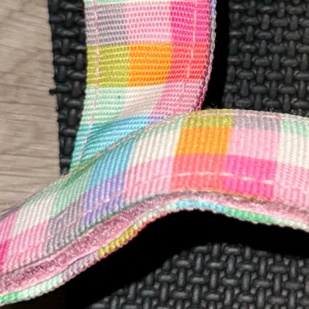 Rainbow Plaid Summer Sporty Sandals - Picture 6 of 9